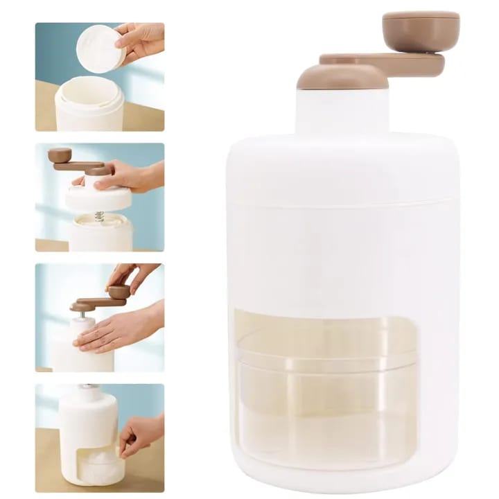 *Manual Ice Crusher & Shaved Ice Machine