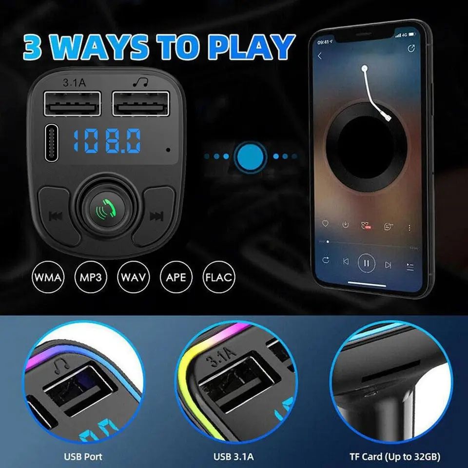 C1 Car MP3 Player | Car Wireless FM Transmitter