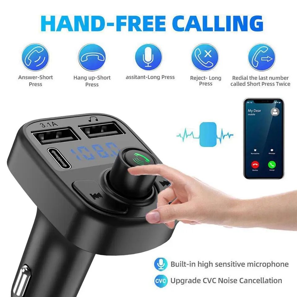 C1 Car MP3 Player | Car Wireless FM Transmitter