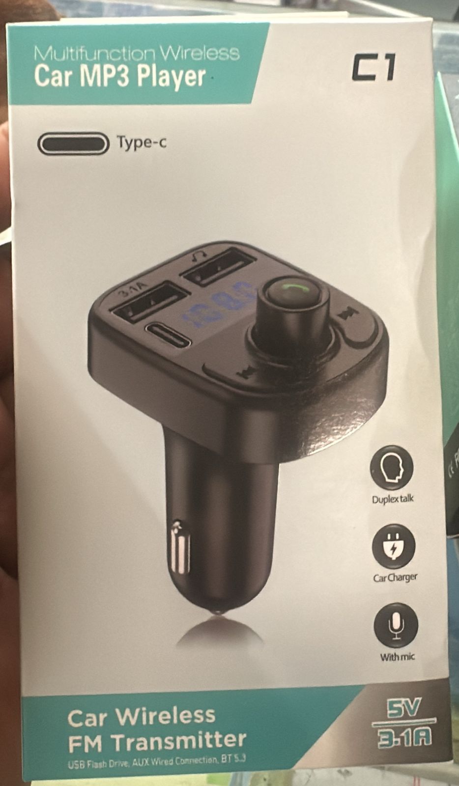 C1 Car MP3 Player | Car Wireless FM Transmitter