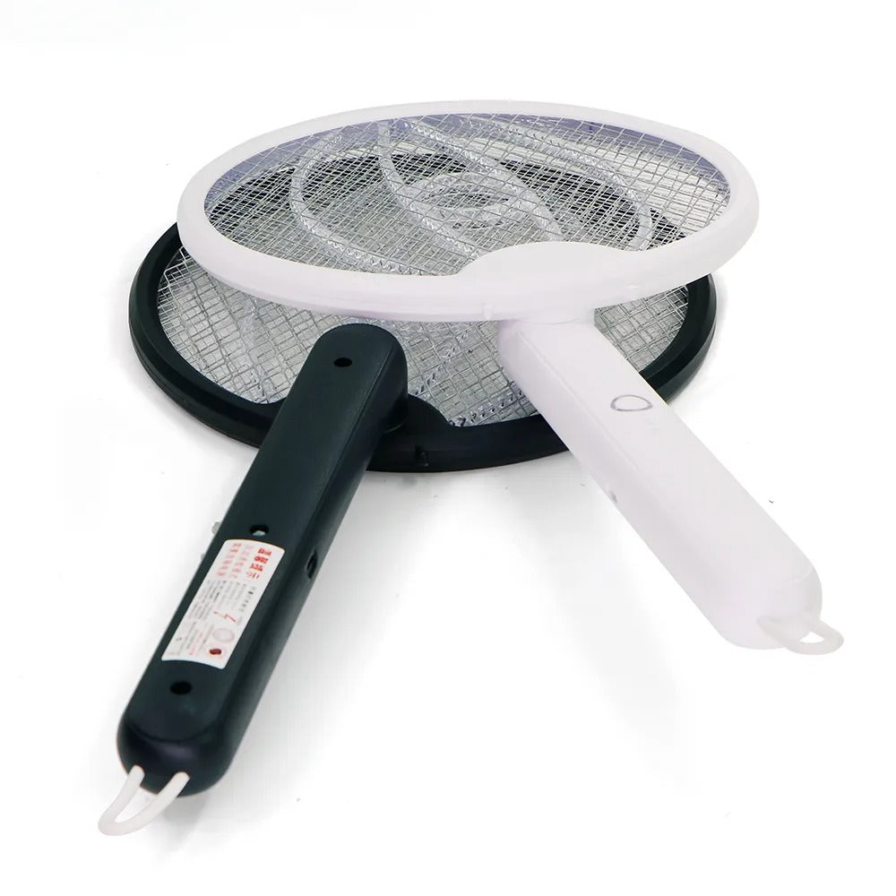Foldable Mosquito Killer Trap | Electric Rechargeable Bug Zapper Racket (Random Color)