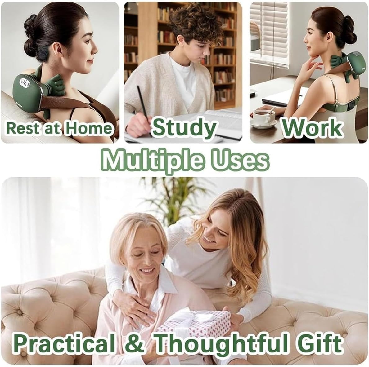 Electric Neck & Shoulder Massager – Smart Deep Kneading Heat Therapy Back Pain Relief | Buy Online Pakistan