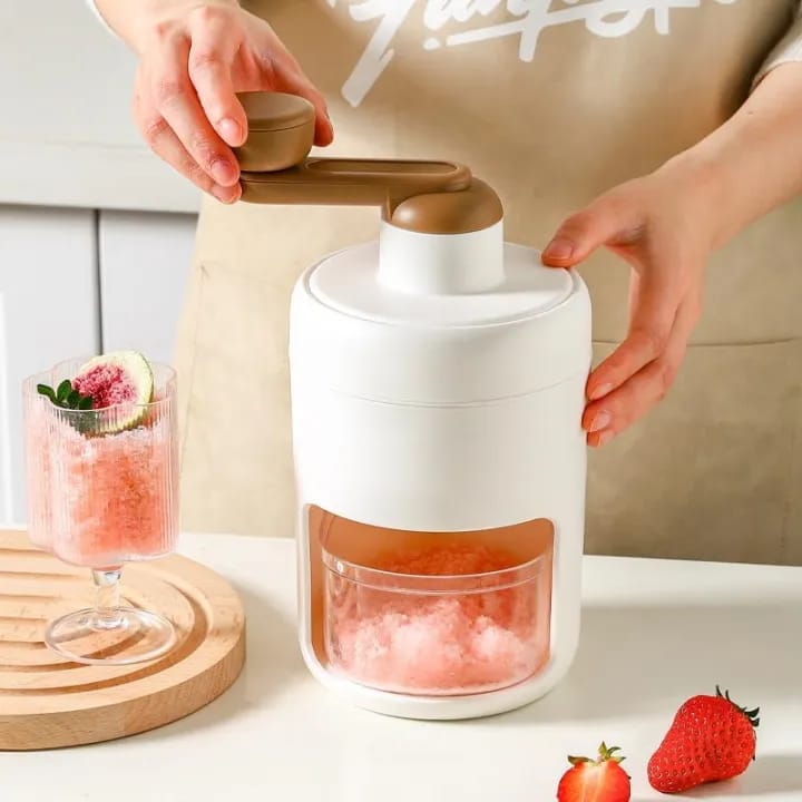 *Manual Ice Crusher & Shaved Ice Machine