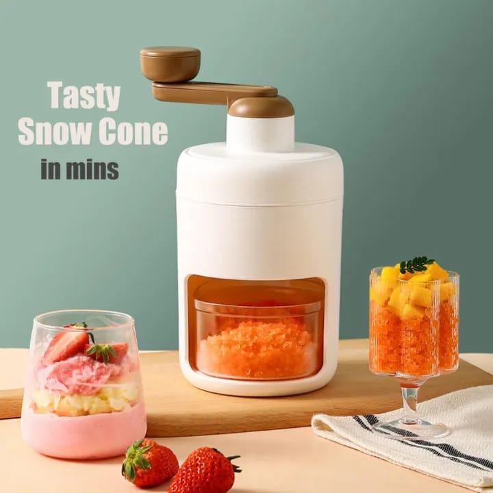 *Manual Ice Crusher & Shaved Ice Machine