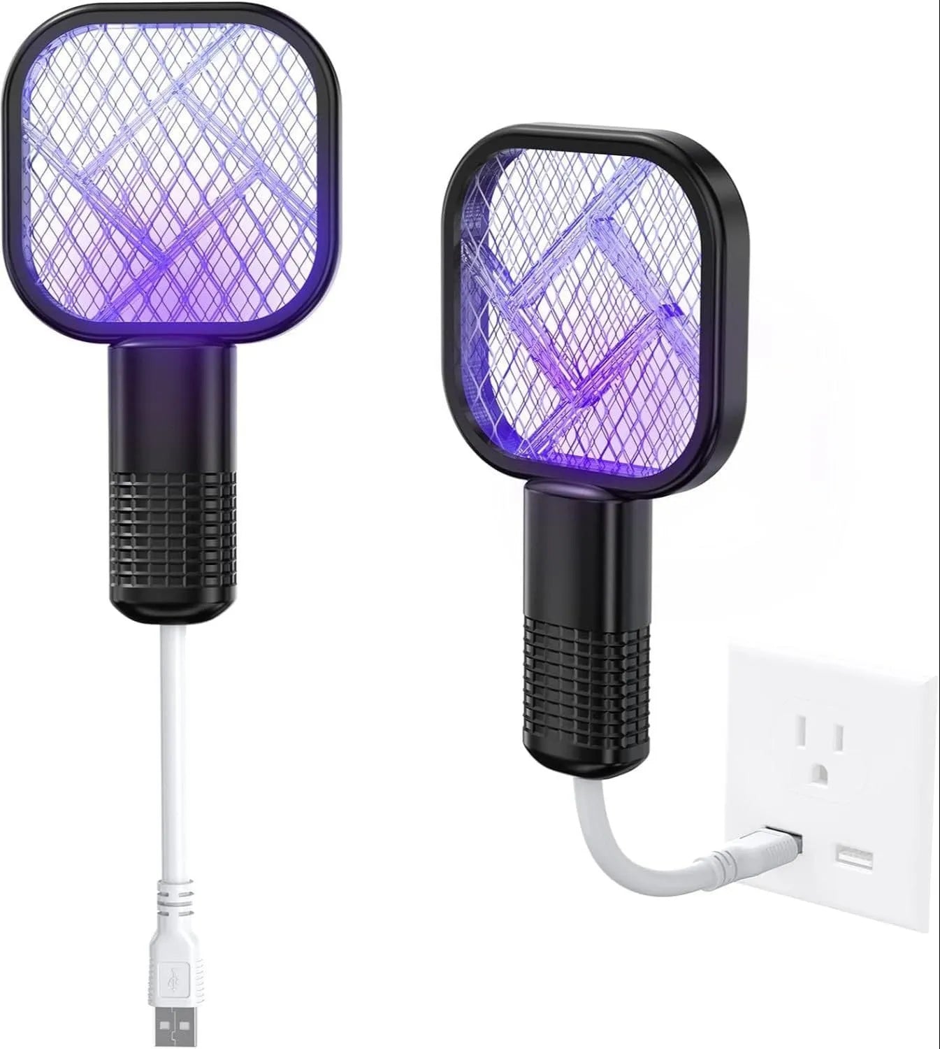 USB Rechargeable Mosquito Killer small racket | Portable Mosquito Repellent Racket With UV Light