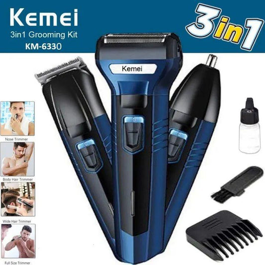 Kemei KM-3660 Hair Trimmer - Rechargeable Beard and HAir Trimmer for Men